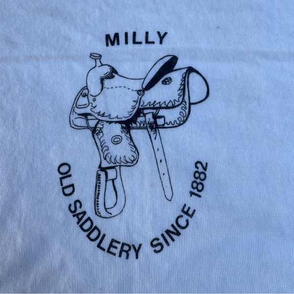 Milly Old Saddlery Since 1882 White Dust Bag Empty Large - Picture 2 of 5